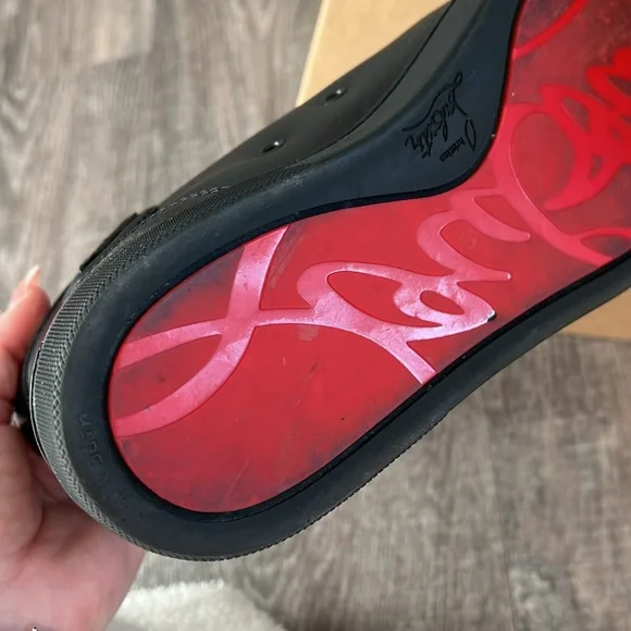 Christian Louboutin spike flat men’s sneakers - Picture 7 of 9
